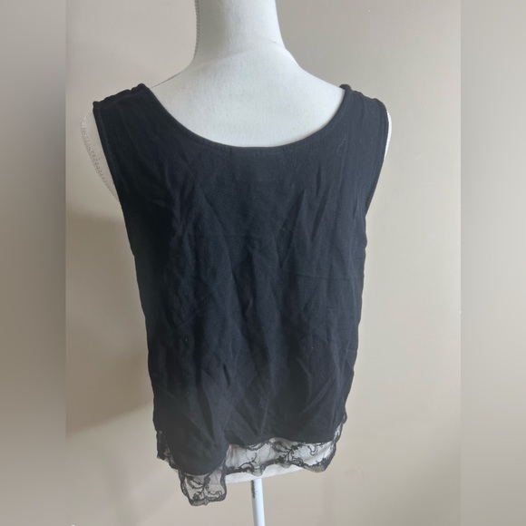Timbuktu rayon tank top lace edge size 2 - Picture 4 of 7
